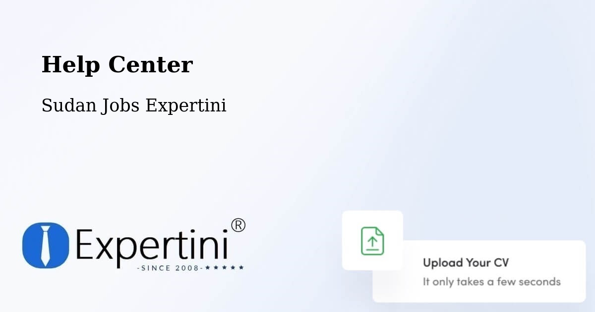 Help Center – Sudan - Sudan Jobs Expertini